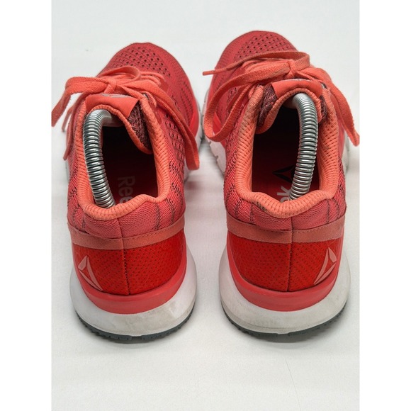 Reebok Coral Pink Running Shoes Women's Cushioned Athletic Sneakers 6.5 - Picture 4 of 8